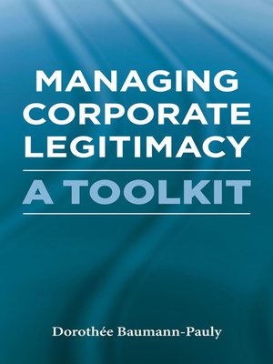 cover image of Managing Corporate Legitimacy